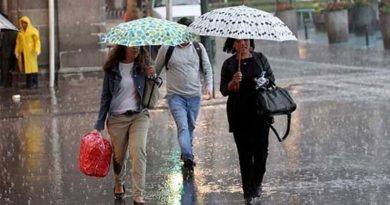 Inameh pronostica precipitaciones de intensidad variable en gran parte del país