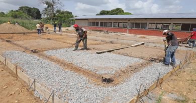Supervisan construcción de nuevo liceo en Amarilis estado Monagas