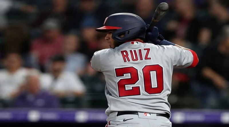 Keibert Ruíz despacha su noveno jonrón de la temporada