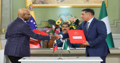 Venezuela y Nigeria firman acuerdos para el desarrollo energético