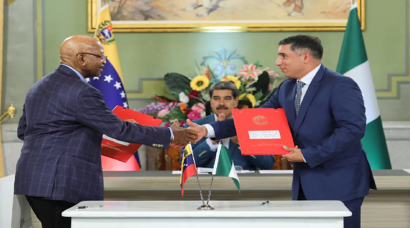 Venezuela y Nigeria firman acuerdos para el desarrollo energético