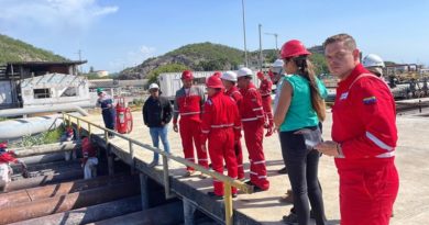 Supervisan áreas operacionales de Terminal de Almacenamiento de Crudo en Anzoátegui