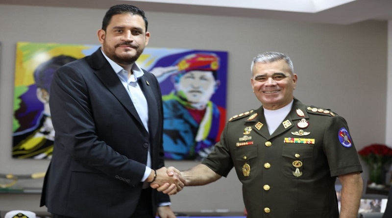 Ministro de Defensa de Venezuela se reunió con su homólogo de Honduras