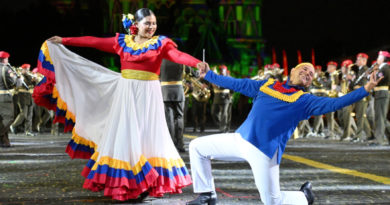 Venezuela se hace sentir en festival de la Torre Spásskaya en Moscú