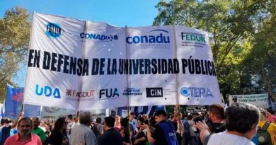 Inicia paro universitario en Argentina contra gobierno de Milei