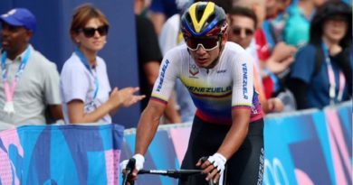 Orluis Aular queda en puesto 53 de la prueba de ruta de JJ.OO. 2024