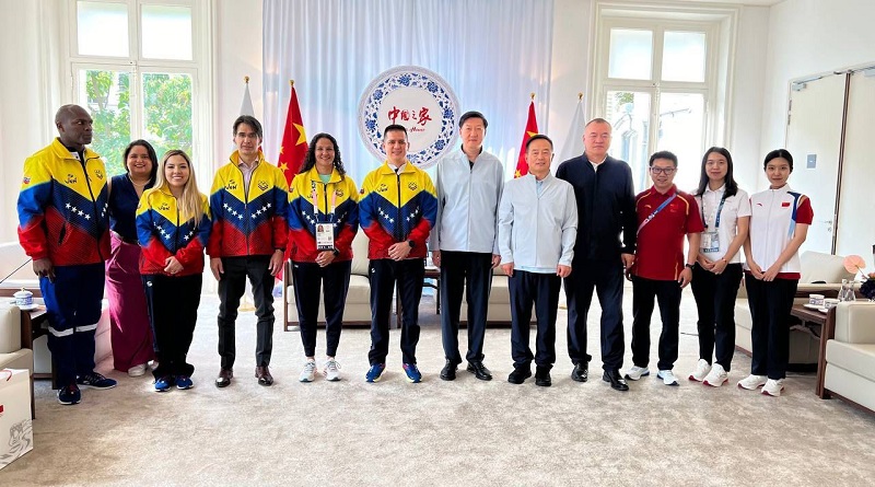 Encuentro en Paris representa un hito en la cooperación deportiva entre Venezuela y China