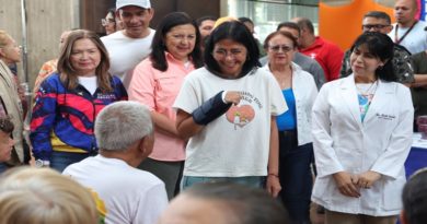 Vicepresidenta Rodríguez supervisa jornada nacional Más Años Más Amor en Caracas