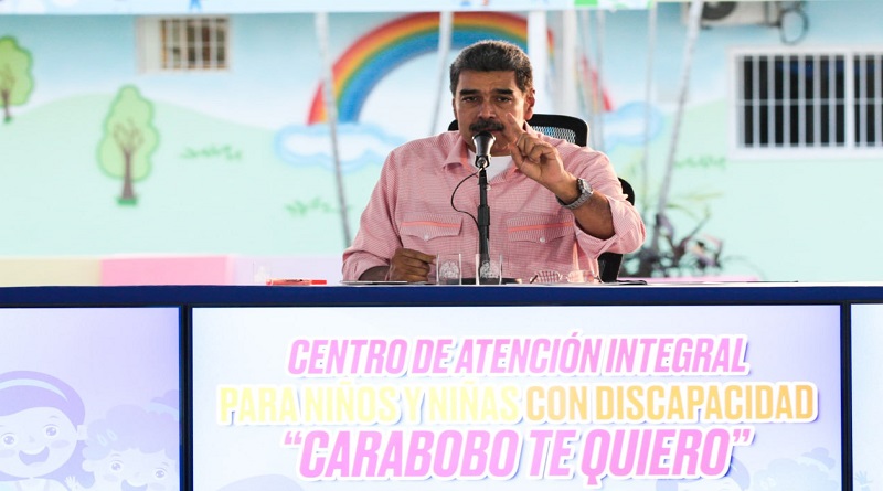 Presidente Maduro ordena construir CRI para niños con discapacidad en cada estado