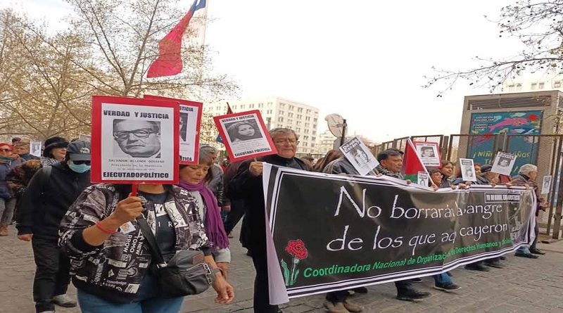 Pueblo chileno clama justicia a 51 años del golpe de Estado contra Salvador Allende