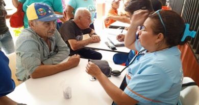 Adultos mayores de Aragua recibieron atención médica especializada