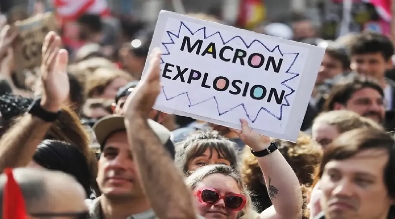 Francia se prepara para manifestar en rechazo al robo electoral de Macron