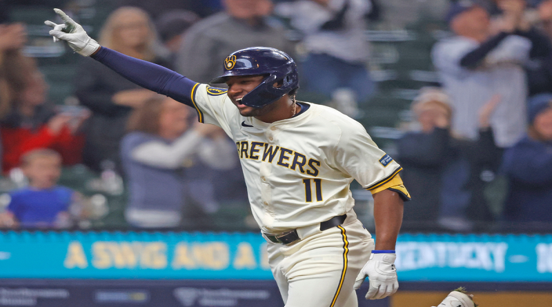 Jackson Chourio conectó Grand Slam en triunfo de Cerveceros