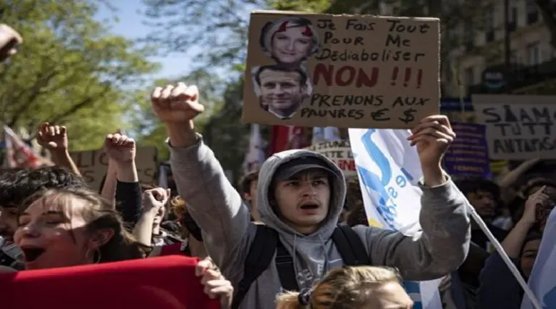 Izquierda francesa denuncia que Macron robó las elecciones al pueblo