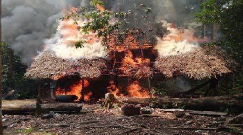 Desmantelan campamentos de minería ilegal en Bolívar y Amazonas