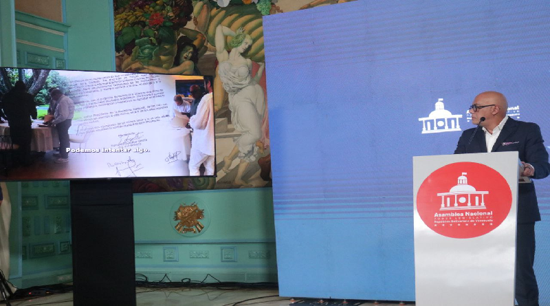 Presidente de la AN presenta nuevas evidencias sobre firma de carta de Edmundo González