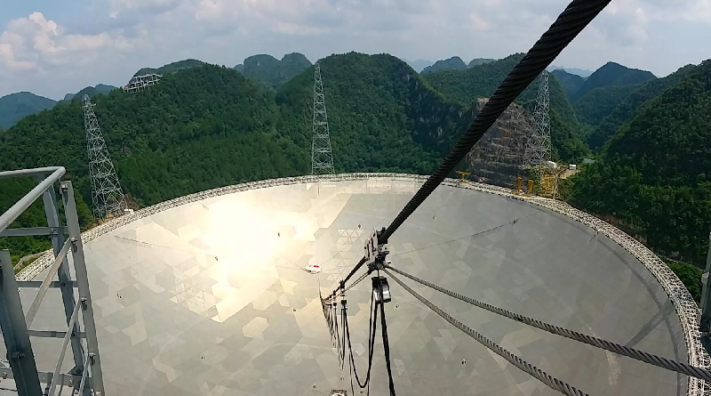 Radiotelescopio chino más grande del mundo medirá 10 kilómetros de diámetro