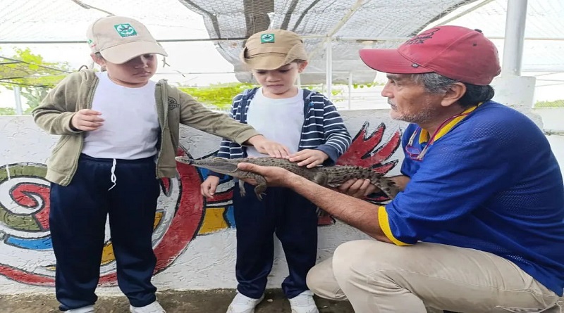 Pequeños guardaparques les brinda taller sobre la conservación natural en Apure