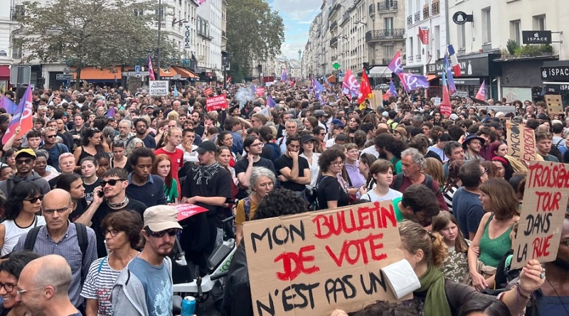 Gremios de Francia se movilizan en contra de Macron y Barnier