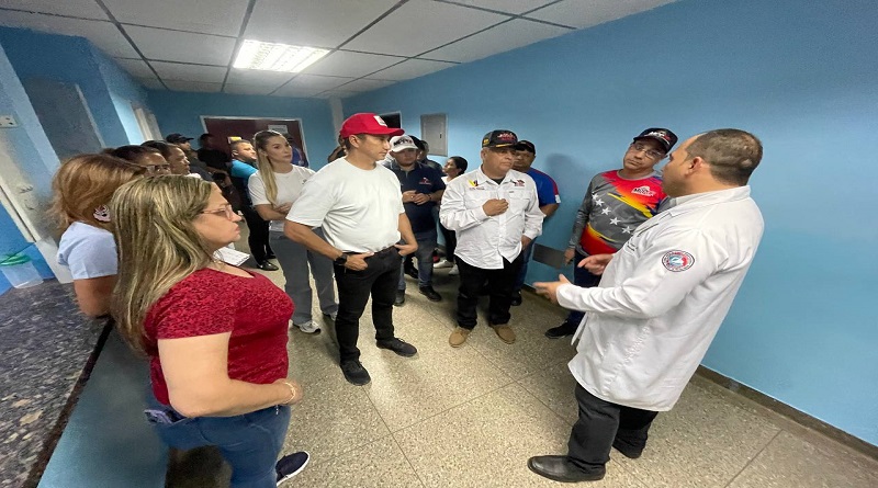 Supervisan rehabilitación del Hospital Dr. Francisco Urdaneta de Calabozo