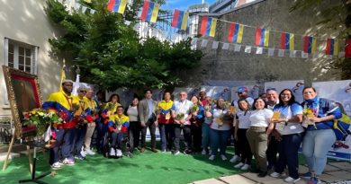 Venezuela rinde homenaje al Libertador Simón Bolívar en los Juegos Paralímpicos de París