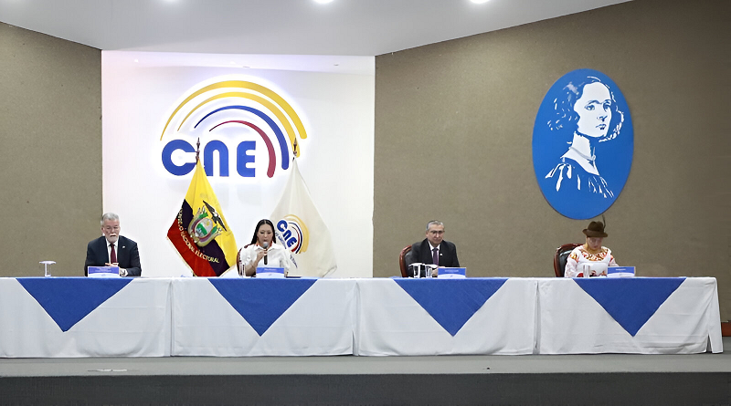 CNE de Ecuador aprueba convocatoria para las elecciones generales 2025
