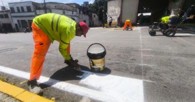 INTT realiza demarcación de vías en adyacencias de escuelas en Caracas