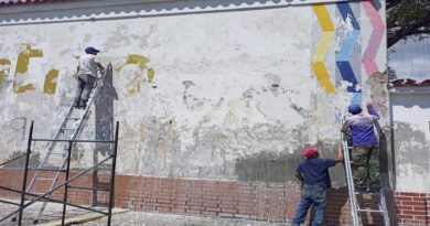 Rehabilitan y embellecen espacios educativos y comunitarios de Aragua