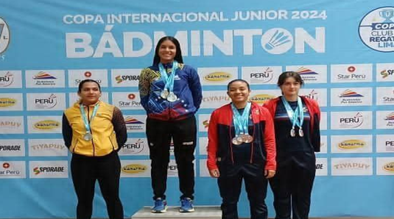 Bádminton venezolano se viste de gloria con medallas de oro y plata en Perú
