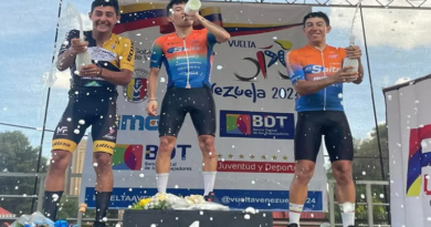 Colombiano Cristian Tobar se impone en la séptima etapa de la Vuelta a Venezuela