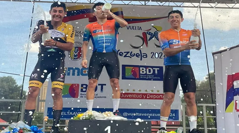 Colombiano Cristian Tobar se impone en la séptima etapa de la Vuelta a Venezuela