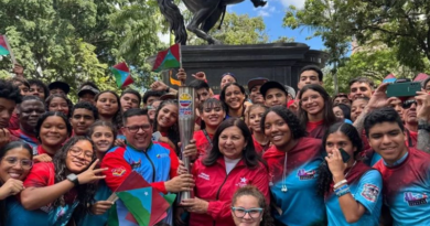 Fuego Patrio llega a Caracas para motivar a los atletas
