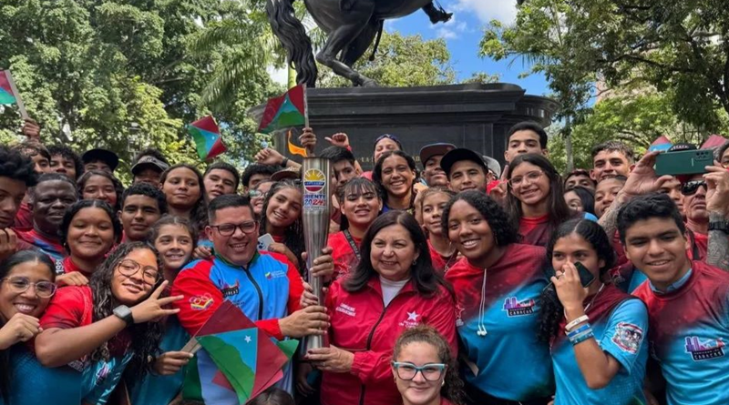 Fuego Patrio llega a Caracas para motivar a los atletas