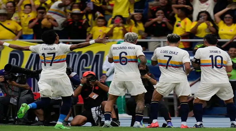 Colombia arrolló a Chile 4-0 en las Eliminatorias Sudamericanas