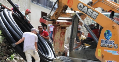 Instalada nueva red de distribución de agua para beneficiar a familias mirandinas