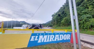 El Mirador en carretera hacia Ocumare de la Costa es rehabilitado