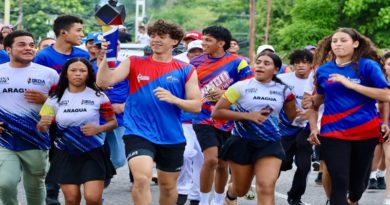 Fuego Patrio llega a Aragua rumbo a los Juegos Deportivos Nacionales 2024