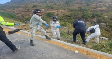 Reportan 24 fallecidos tras volcarse un autobús en México