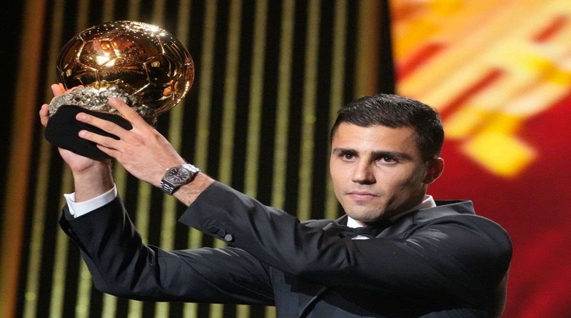 Español Rodrigo Hernández se lleva el Balón de Oro 2024