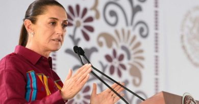 Presidenta de México inicia gobierno con aprobación del 77 por ciento