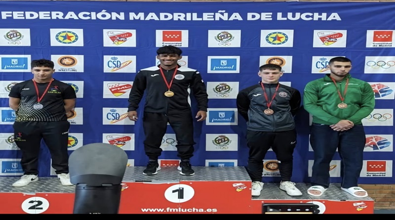 Venezolano Anderson Montero se corona campeón de Lucha en Madrid