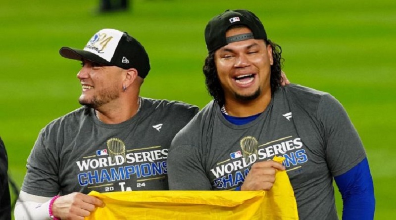 Tres peloteros venezolanos conquistaron la Serie Mundial con los Dodgers