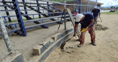 Rehabilitación de campo deportivo beneficiará a jóvenes en Yaracuy