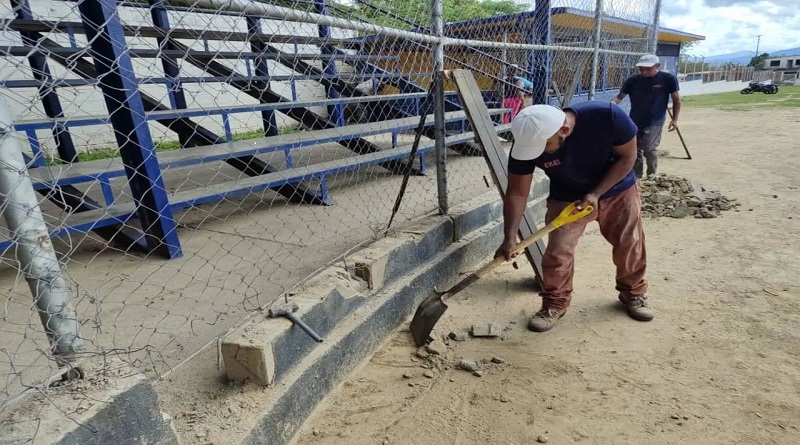 Rehabilitación de campo deportivo beneficiará a jóvenes en Yaracuy