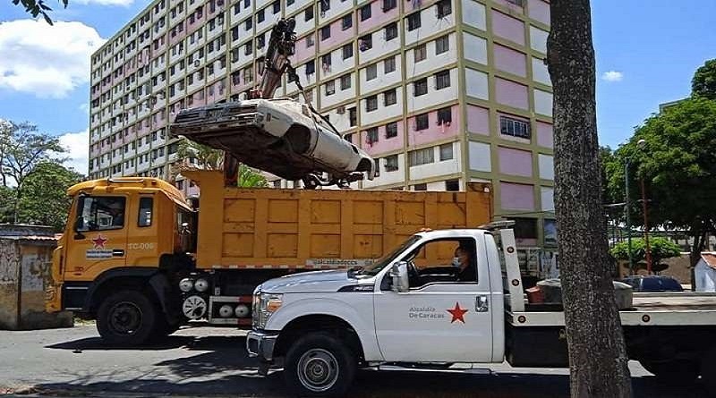 Liberan espacios en toda la Gran Caracas a través del Plan Chatarra