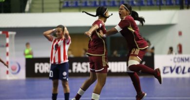 Venezuela debutó con empate ante Paraguay en copa de Futsal femenina