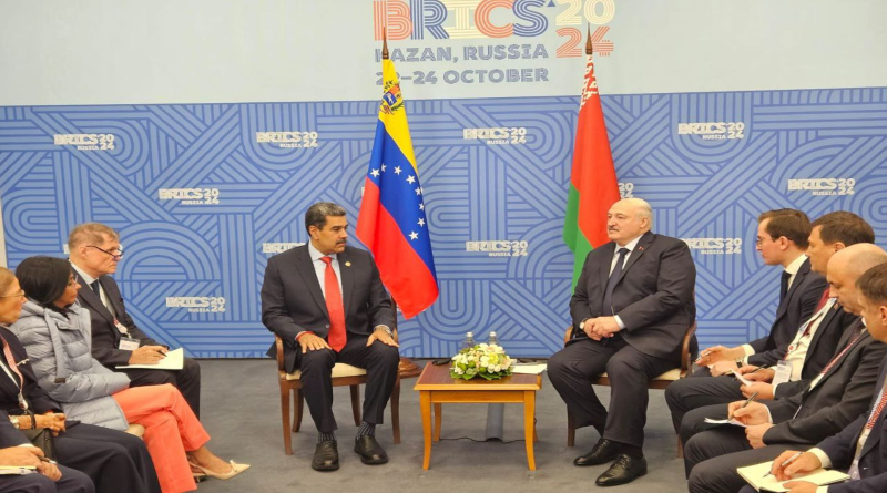 Presidente Nicolás Maduro sostiene reunión con su homólogo bielorruso Aleksandr Lukashenko