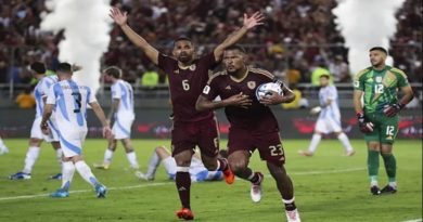 Venezuela empata 1-1 ante Argentina con cabezazo de Rondón