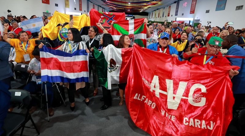 Delegaciones internacionales en Caracas delinean acción para derrotar el fascismo