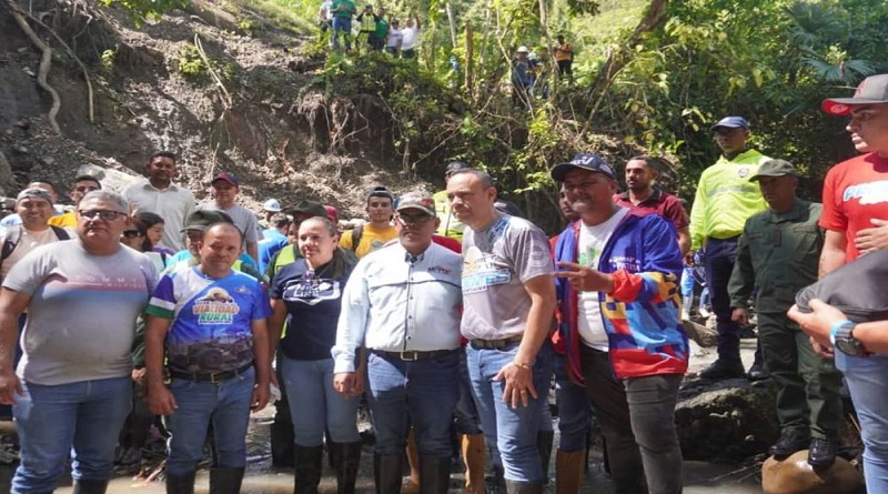 Gobierno Nacional atiende colapso de Puente El Bongo en Portuguesa